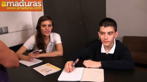 Ainara y Jordi aprenden inglés follando - foto 1