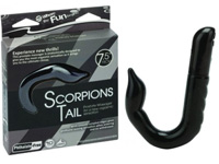 Masajeador prostático negro Scorpions Tail